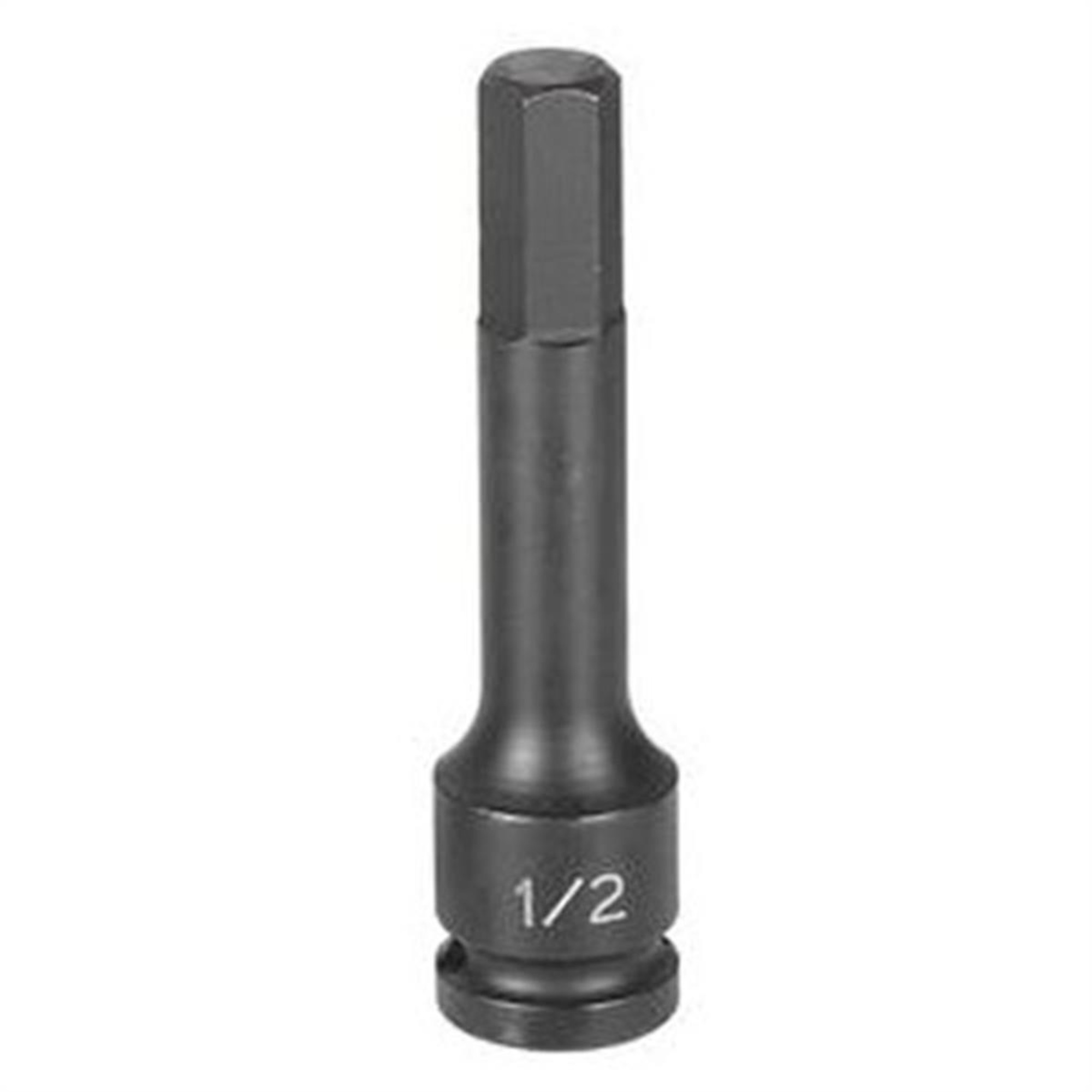 Grey Pneumatic Hex Driver — 1/2in. Drive, 6mm, 4in. Length, Model# GRE29064M